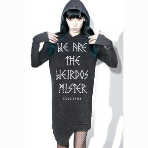 Killstar XS Crafty Gray Dress Nwt